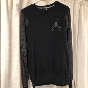 Air Jordan Black Crewneck Sweatshirt